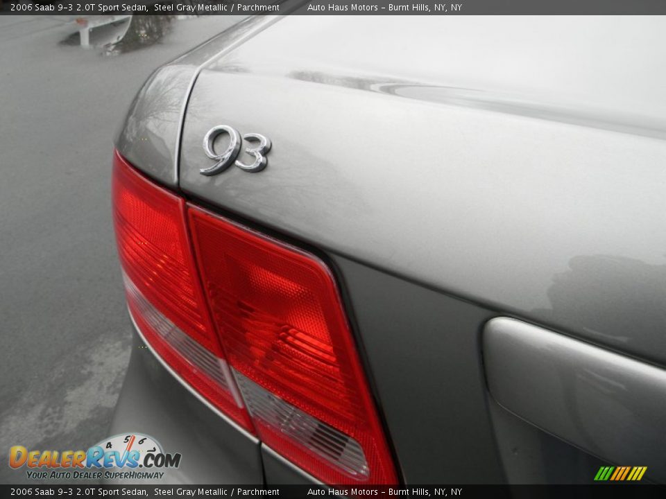 2006 Saab 9-3 2.0T Sport Sedan Steel Gray Metallic / Parchment Photo #30