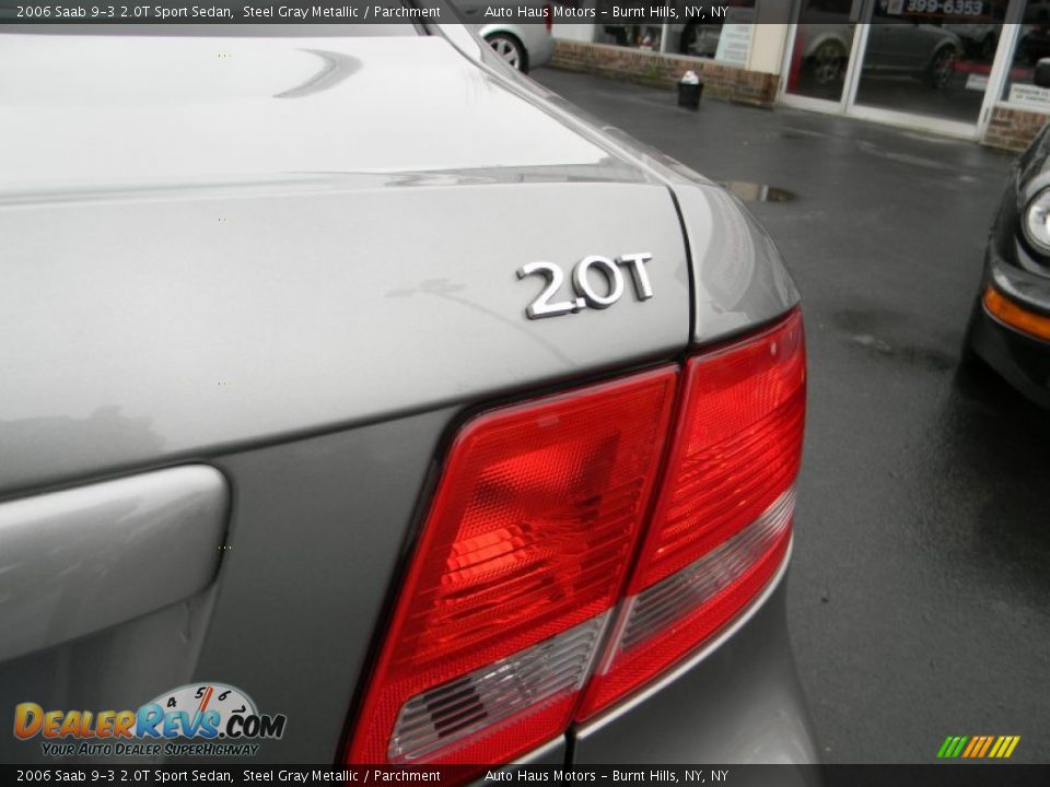 2006 Saab 9-3 2.0T Sport Sedan Steel Gray Metallic / Parchment Photo #31