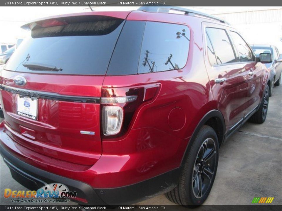 2014 Ford Explorer Sport 4WD Ruby Red / Charcoal Black Photo #3