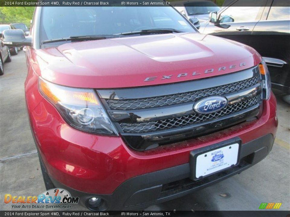 2014 Ford Explorer Sport 4WD Ruby Red / Charcoal Black Photo #4