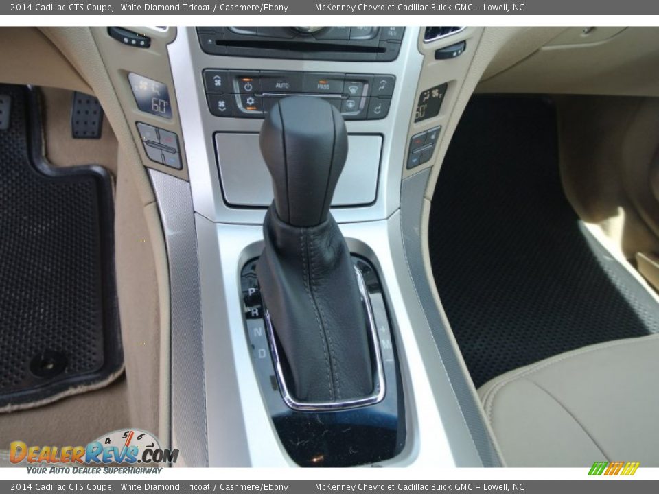 2014 Cadillac CTS Coupe White Diamond Tricoat / Cashmere/Ebony Photo #9
