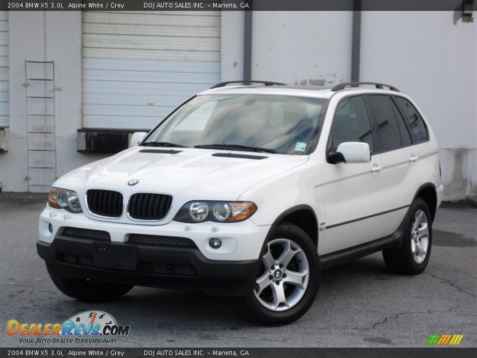 2004 BMW X5 3.0i Alpine White / Grey Photo #1