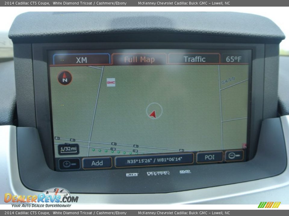 2014 Cadillac CTS Coupe White Diamond Tricoat / Cashmere/Ebony Photo #12