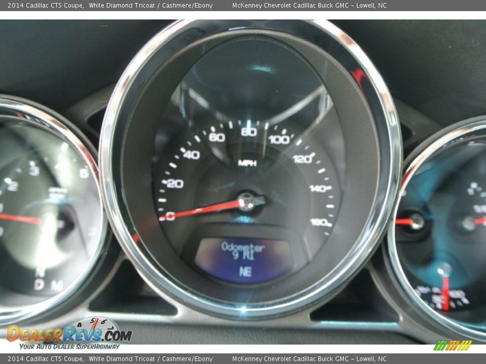 2014 Cadillac CTS Coupe White Diamond Tricoat / Cashmere/Ebony Photo #13