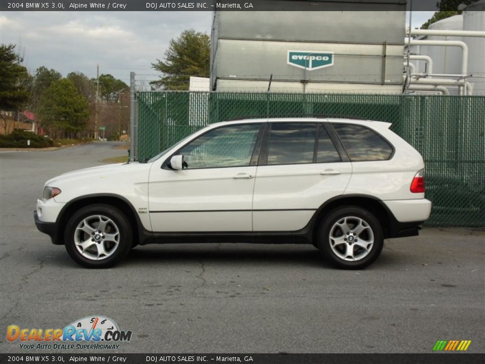 2004 BMW X5 3.0i Alpine White / Grey Photo #4