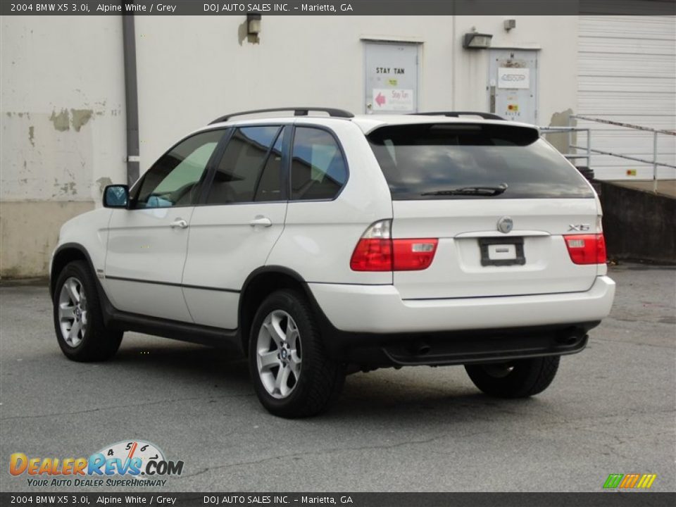 2004 BMW X5 3.0i Alpine White / Grey Photo #5
