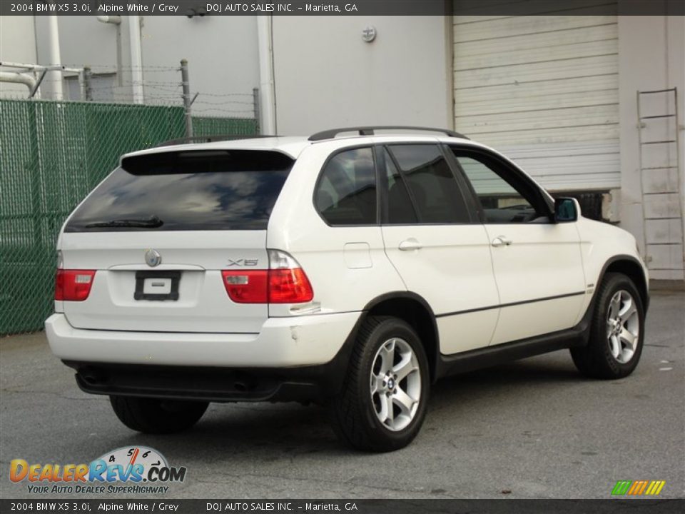 2004 BMW X5 3.0i Alpine White / Grey Photo #6