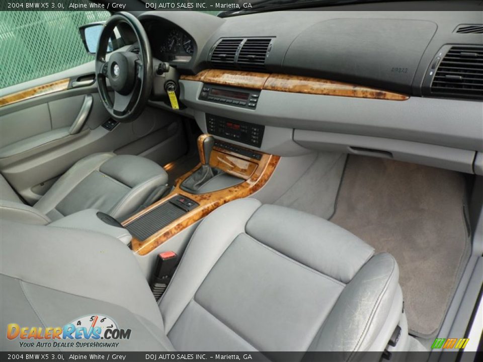 2004 BMW X5 3.0i Alpine White / Grey Photo #11