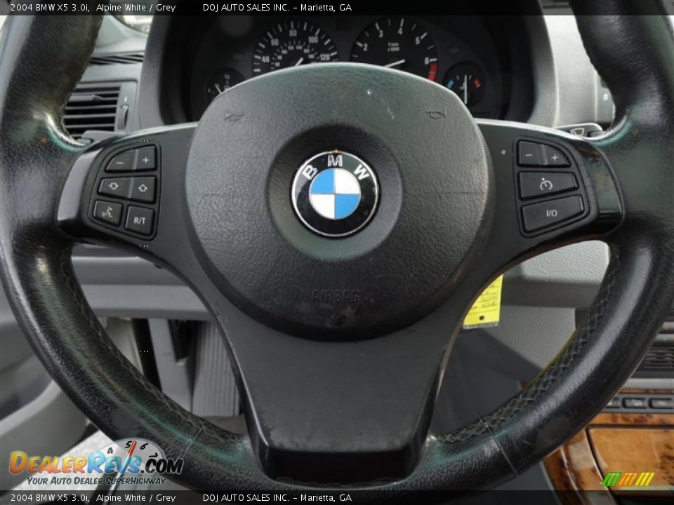 2004 BMW X5 3.0i Alpine White / Grey Photo #15