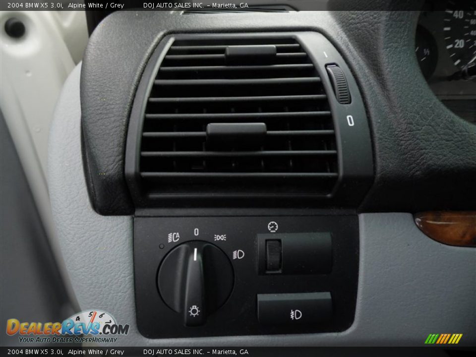 2004 BMW X5 3.0i Alpine White / Grey Photo #16