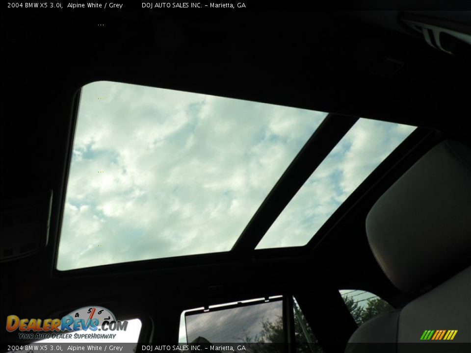 2004 BMW X5 3.0i Alpine White / Grey Photo #23