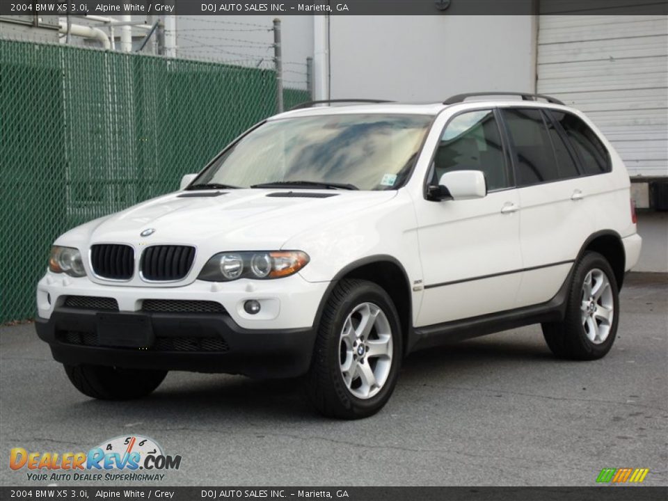 2004 BMW X5 3.0i Alpine White / Grey Photo #25