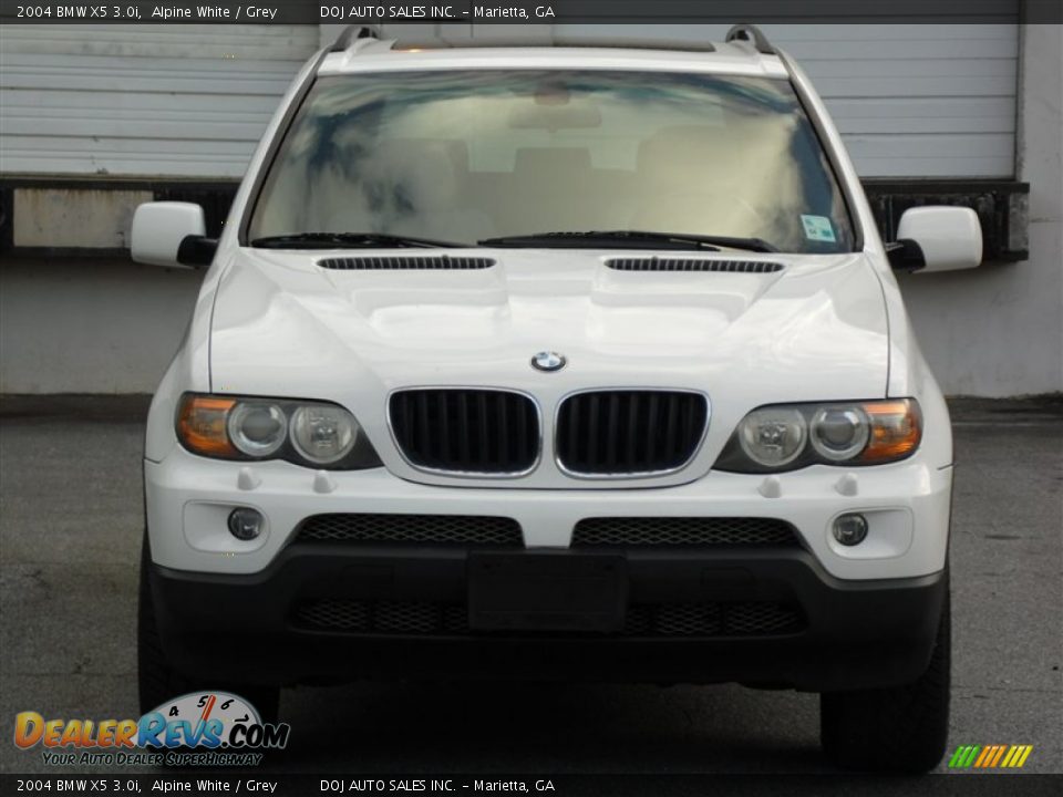 2004 BMW X5 3.0i Alpine White / Grey Photo #27