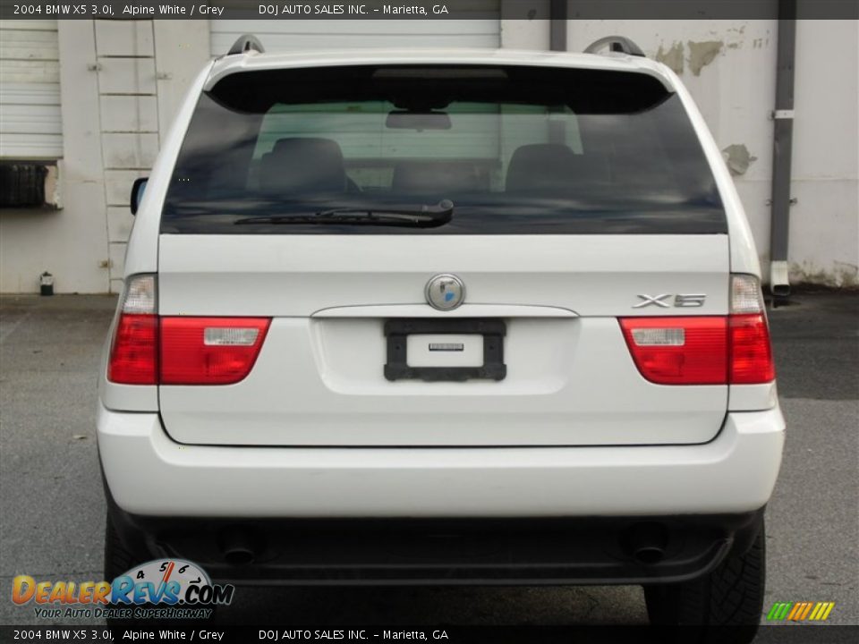 2004 BMW X5 3.0i Alpine White / Grey Photo #28