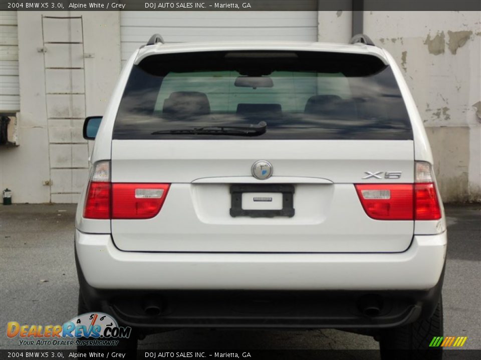 2004 BMW X5 3.0i Alpine White / Grey Photo #29