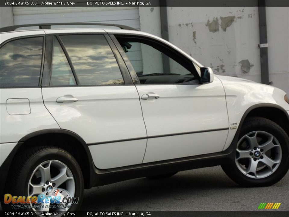 2004 BMW X5 3.0i Alpine White / Grey Photo #31