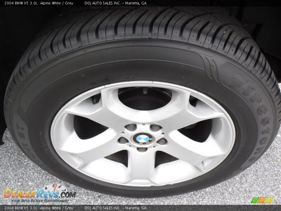 2004 BMW X5 3.0i Alpine White / Grey Photo #33