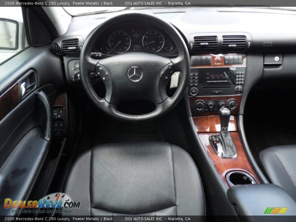 2006 Mercedes-Benz C 280 Luxury Pewter Metallic / Black Photo #11