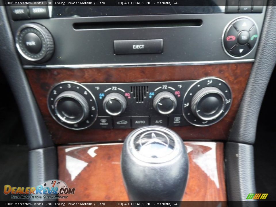 2006 Mercedes-Benz C 280 Luxury Pewter Metallic / Black Photo #14