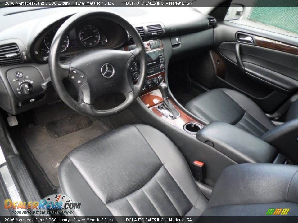 2006 Mercedes-Benz C 280 Luxury Pewter Metallic / Black Photo #15
