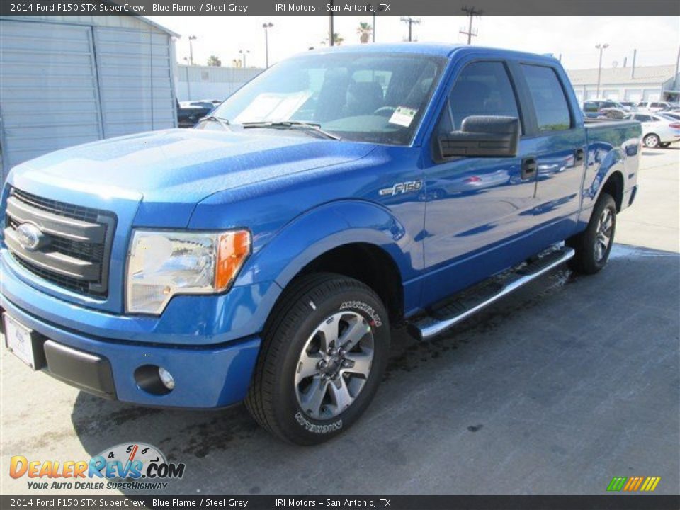 2014 Ford F150 STX SuperCrew Blue Flame / Steel Grey Photo #1