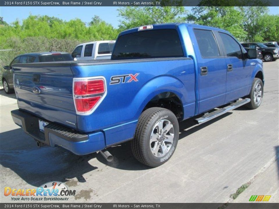 2014 Ford F150 STX SuperCrew Blue Flame / Steel Grey Photo #4