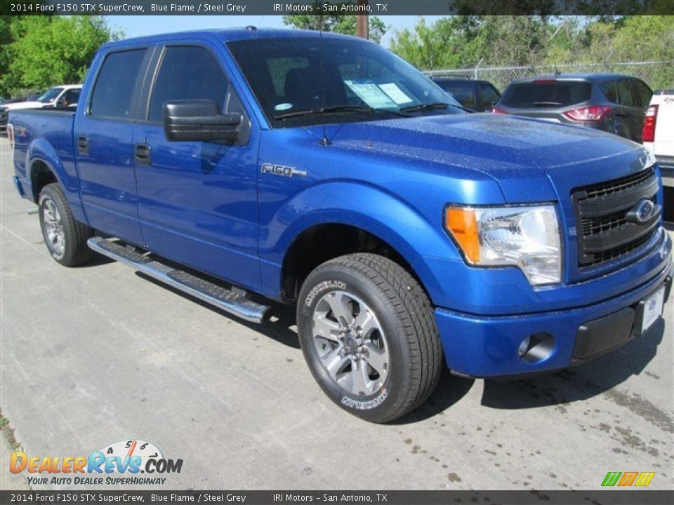 2014 Ford F150 STX SuperCrew Blue Flame / Steel Grey Photo #5