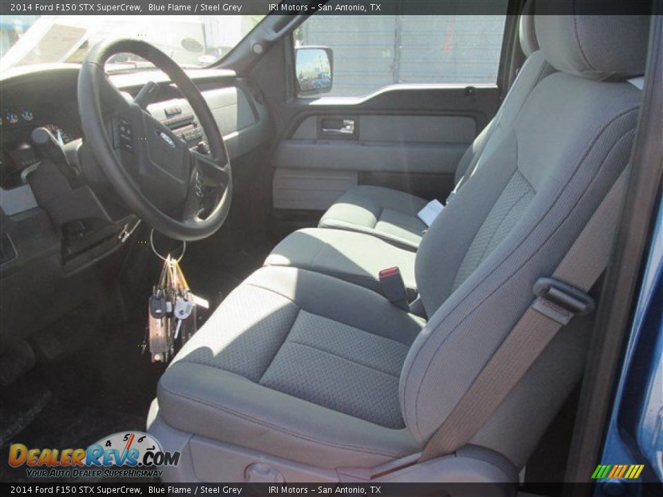 2014 Ford F150 STX SuperCrew Blue Flame / Steel Grey Photo #6