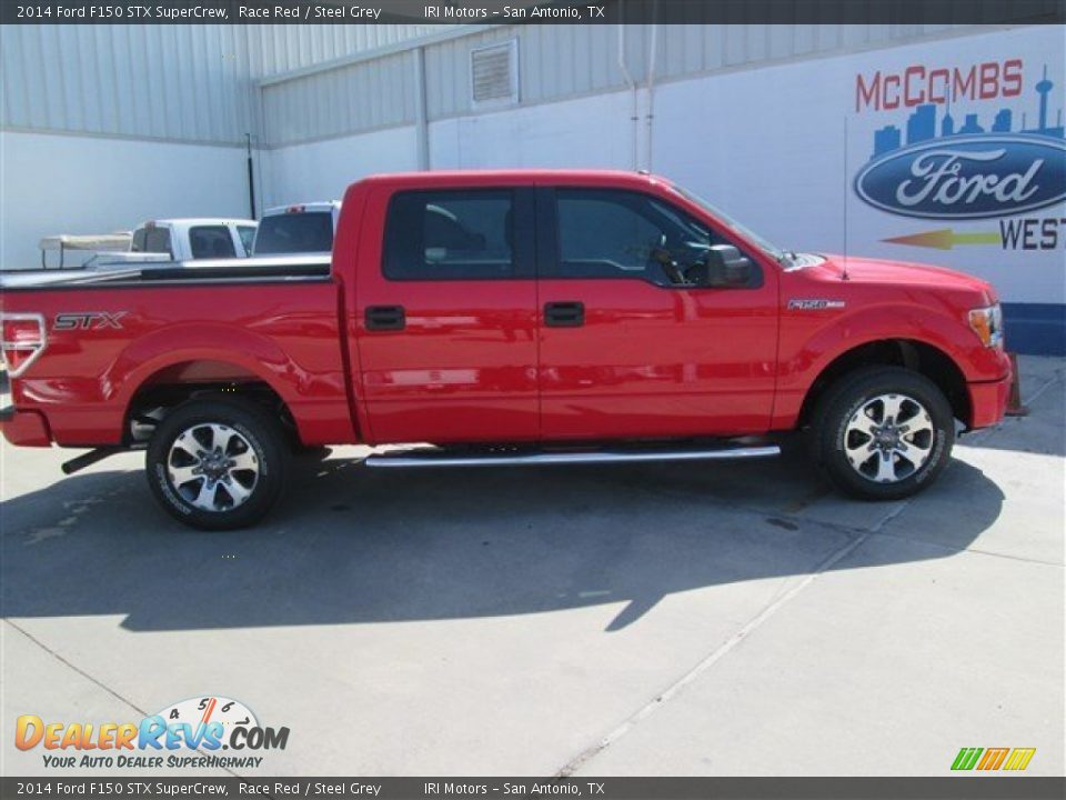 2014 Ford F150 STX SuperCrew Race Red / Steel Grey Photo #4