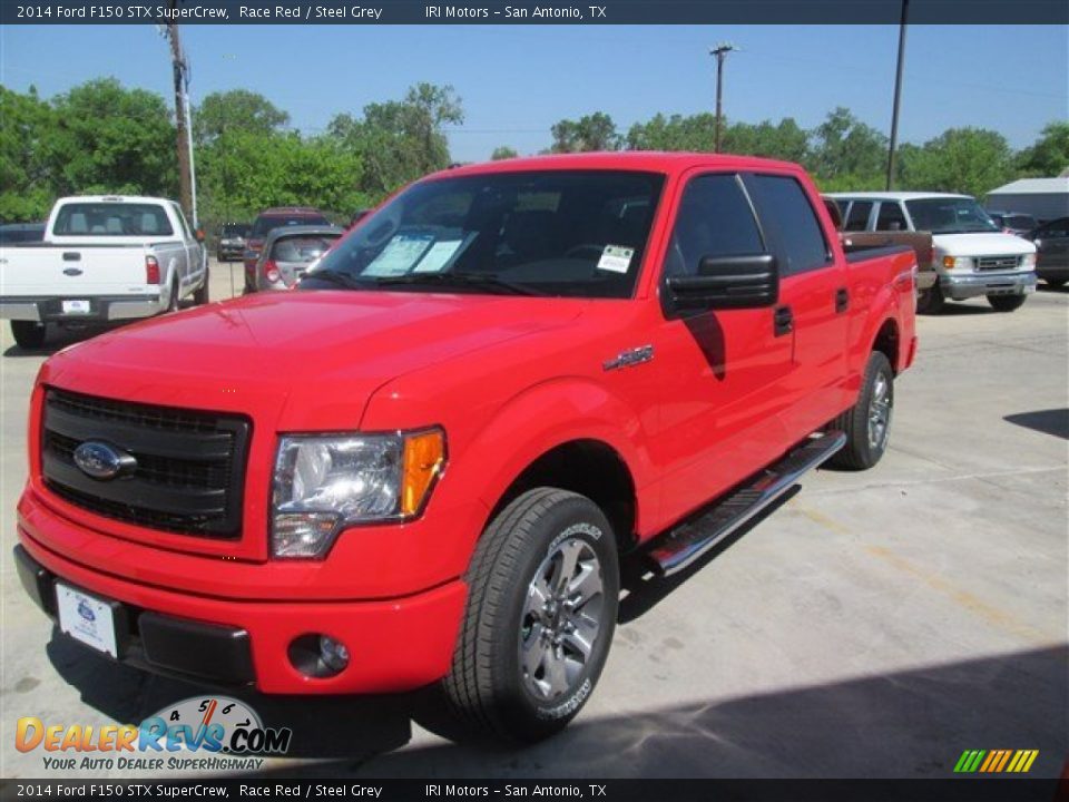 2014 Ford F150 STX SuperCrew Race Red / Steel Grey Photo #9