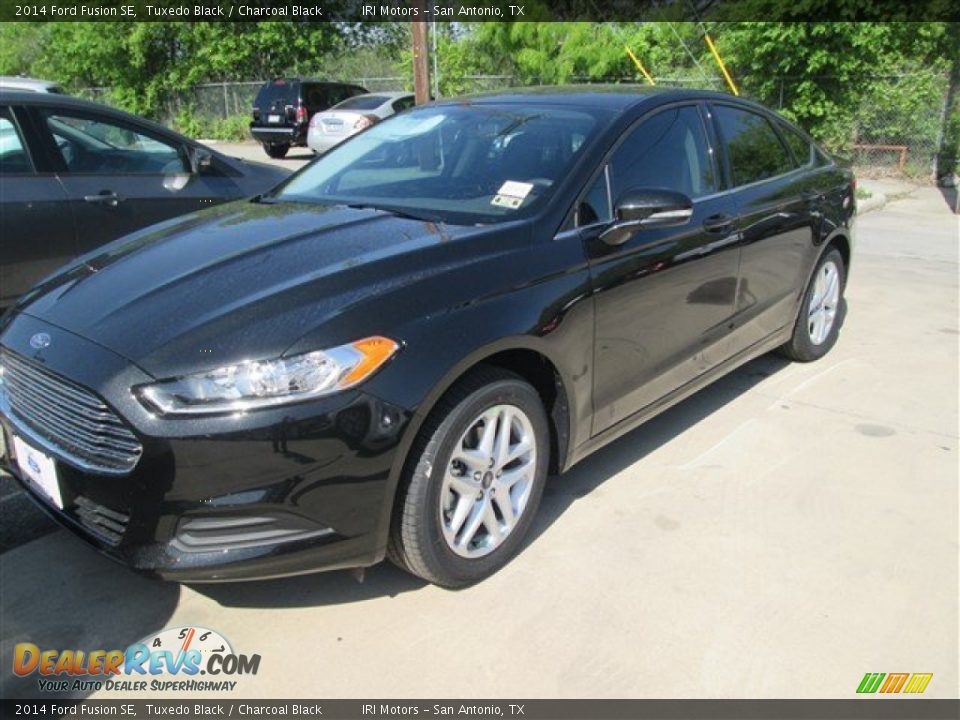 2014 Ford Fusion SE Tuxedo Black / Charcoal Black Photo #1
