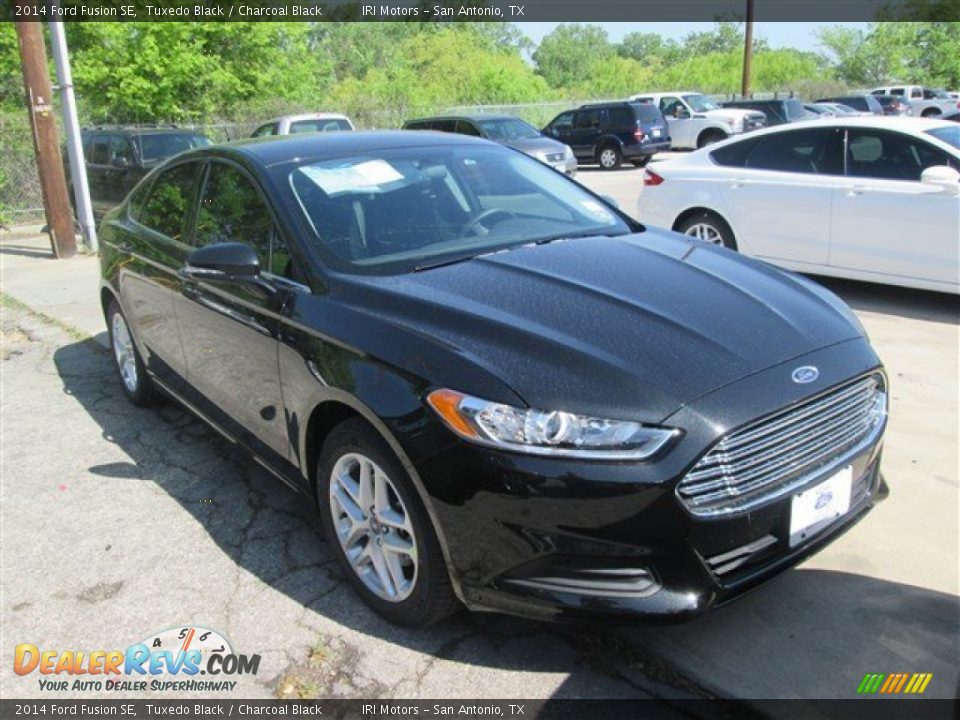 2014 Ford Fusion SE Tuxedo Black / Charcoal Black Photo #5
