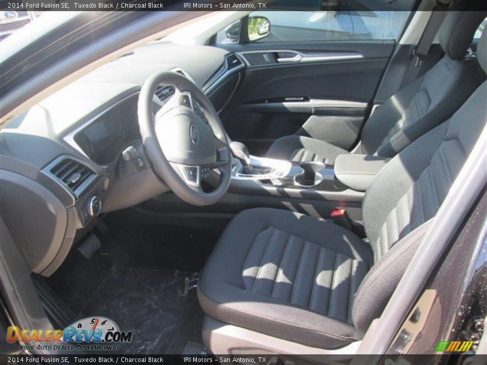 2014 Ford Fusion SE Tuxedo Black / Charcoal Black Photo #6