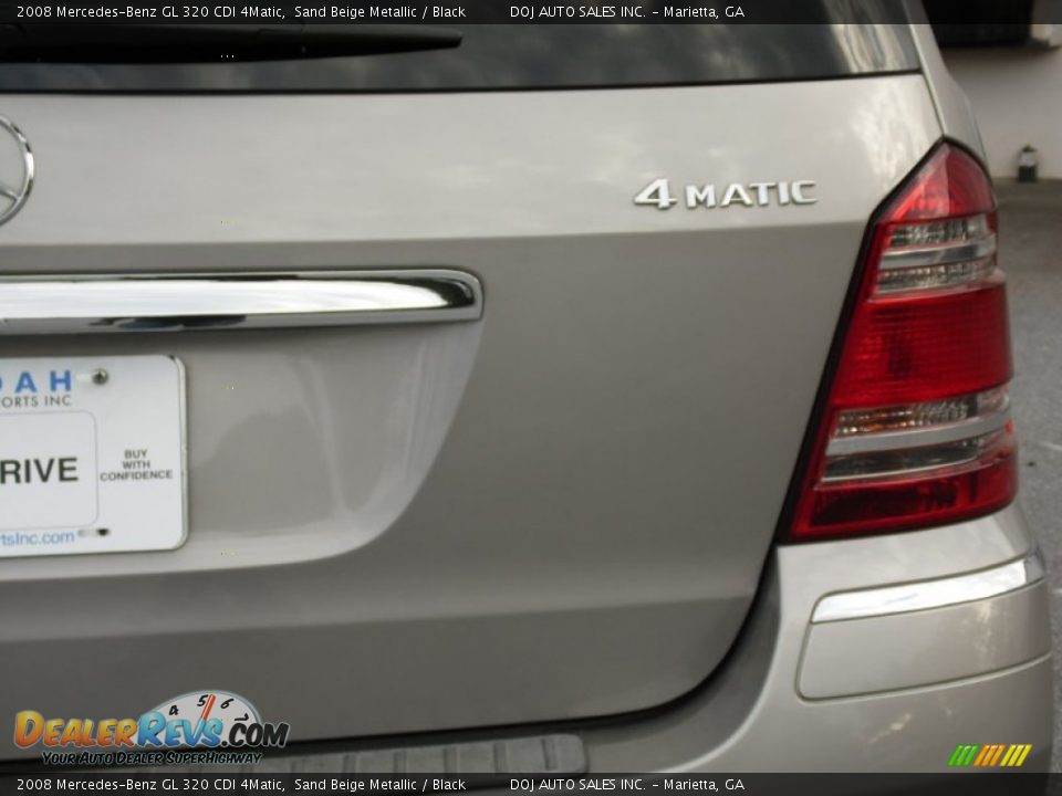 2008 Mercedes-Benz GL 320 CDI 4Matic Sand Beige Metallic / Black Photo #21