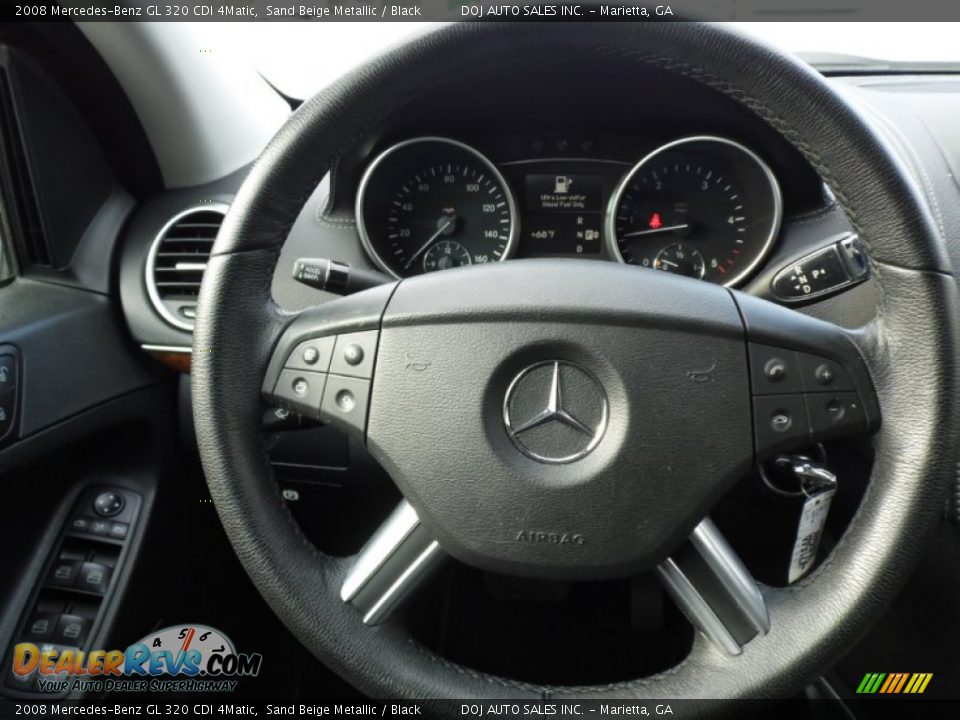 2008 Mercedes-Benz GL 320 CDI 4Matic Sand Beige Metallic / Black Photo #23