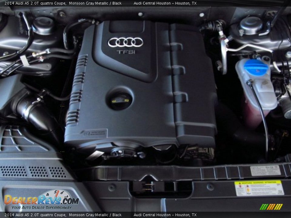 2014 Audi A5 2.0T quattro Coupe Monsoon Gray Metallic / Black Photo #23