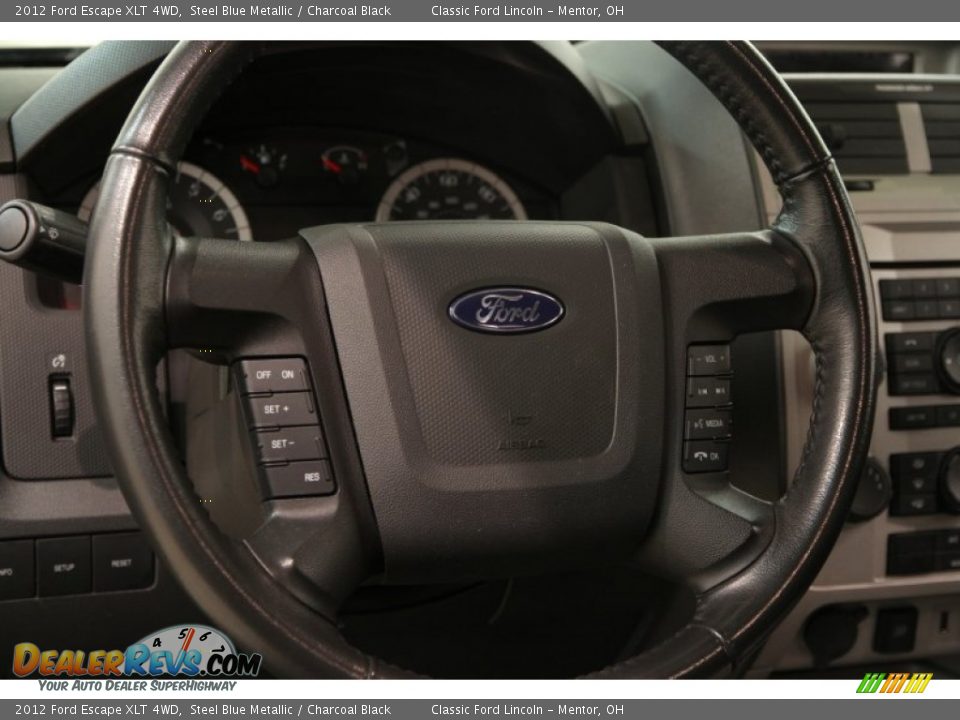2012 Ford Escape XLT 4WD Steel Blue Metallic / Charcoal Black Photo #6