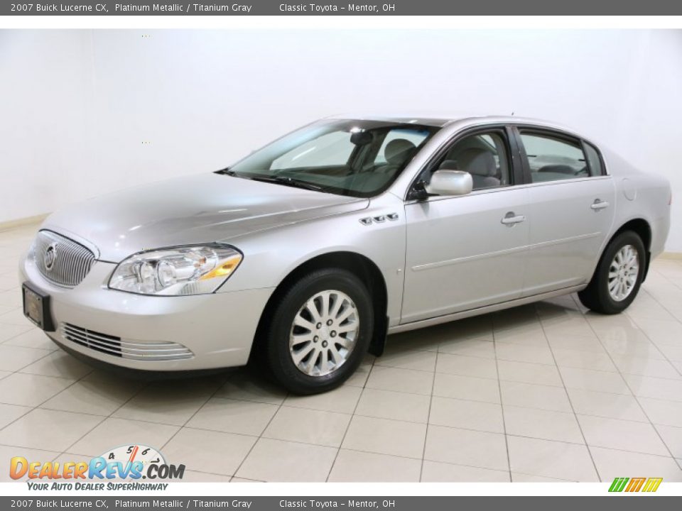 2007 Buick Lucerne CX Platinum Metallic / Titanium Gray Photo #3