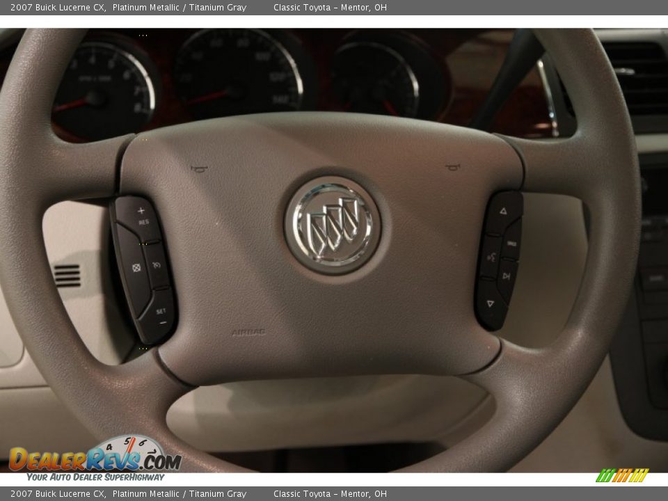 2007 Buick Lucerne CX Platinum Metallic / Titanium Gray Photo #6