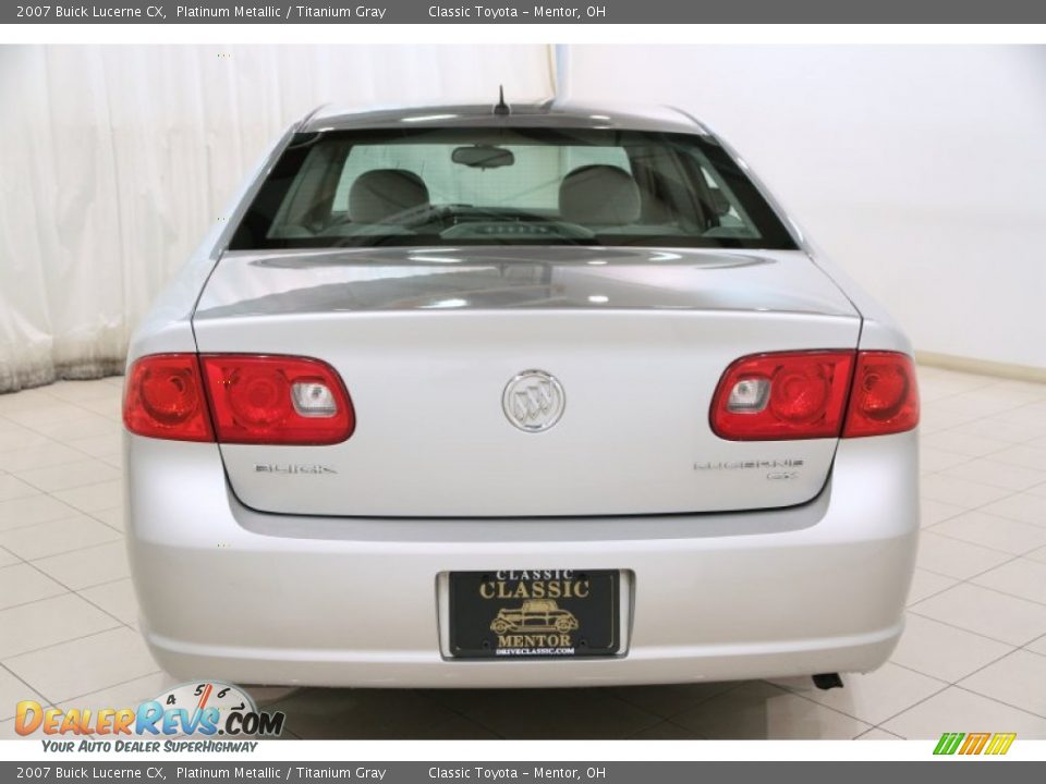 2007 Buick Lucerne CX Platinum Metallic / Titanium Gray Photo #13
