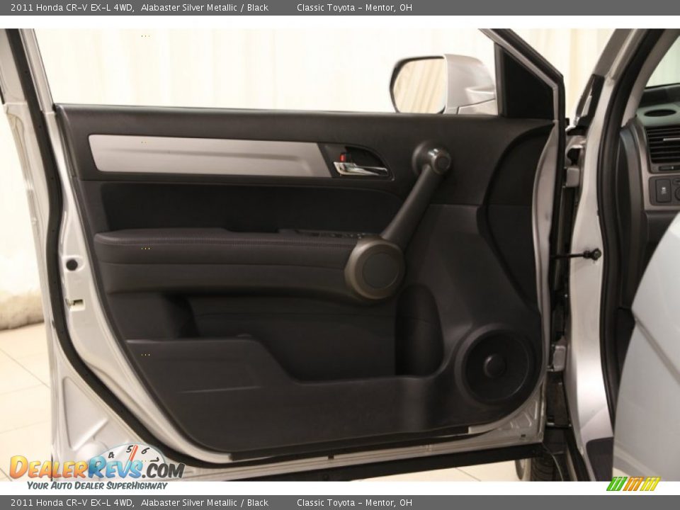 2011 Honda CR-V EX-L 4WD Alabaster Silver Metallic / Black Photo #4
