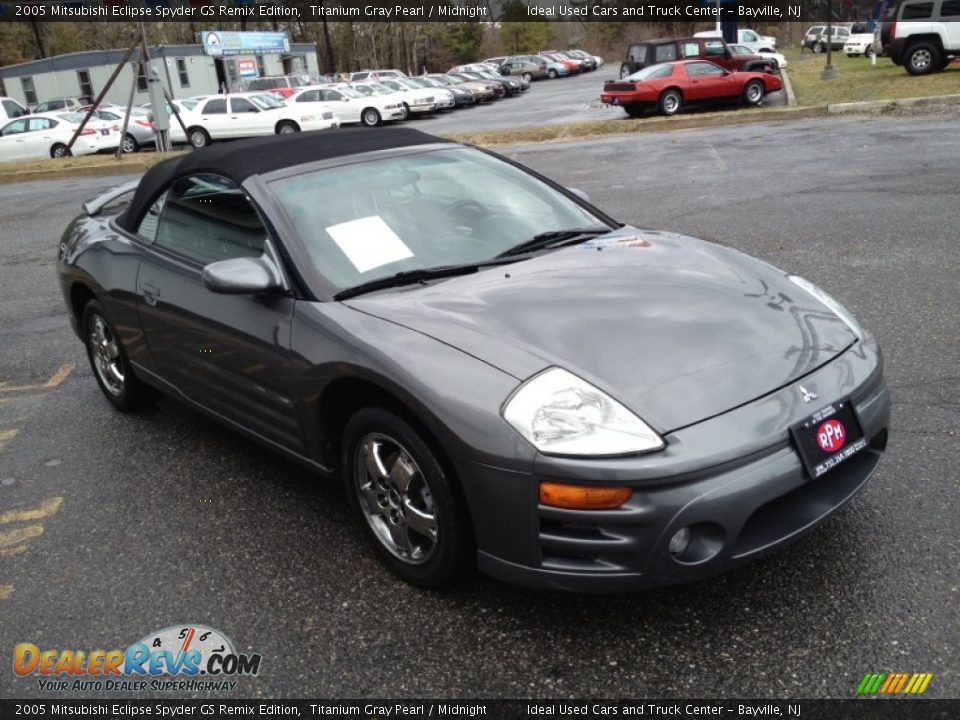 2005 Mitsubishi Eclipse Spyder GS Remix Edition Titanium Gray Pearl / Midnight Photo #6