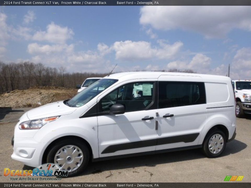 Frozen White 2014 Ford Transit Connect XLT Van Photo #5