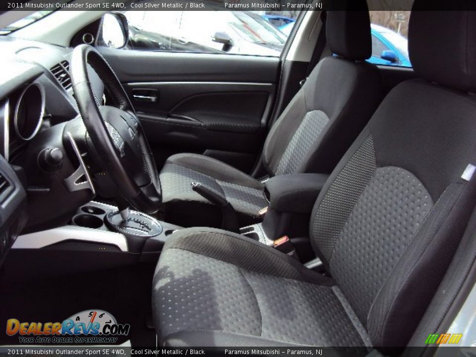 2011 Mitsubishi Outlander Sport SE 4WD Cool Silver Metallic / Black Photo #12