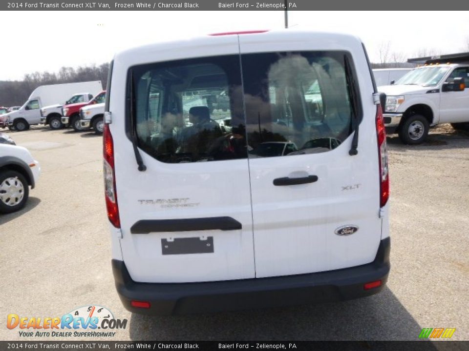 2014 Ford Transit Connect XLT Van Frozen White / Charcoal Black Photo #7