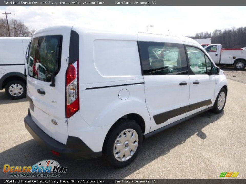 2014 Ford Transit Connect XLT Van Frozen White / Charcoal Black Photo #8