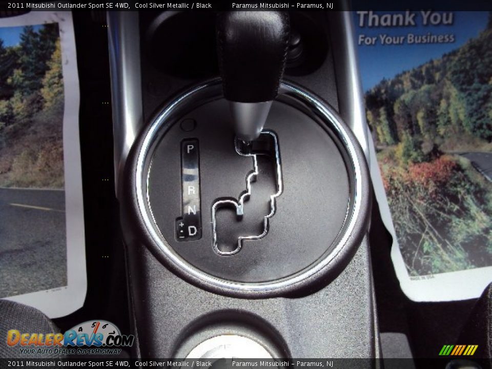 2011 Mitsubishi Outlander Sport SE 4WD Cool Silver Metallic / Black Photo #18