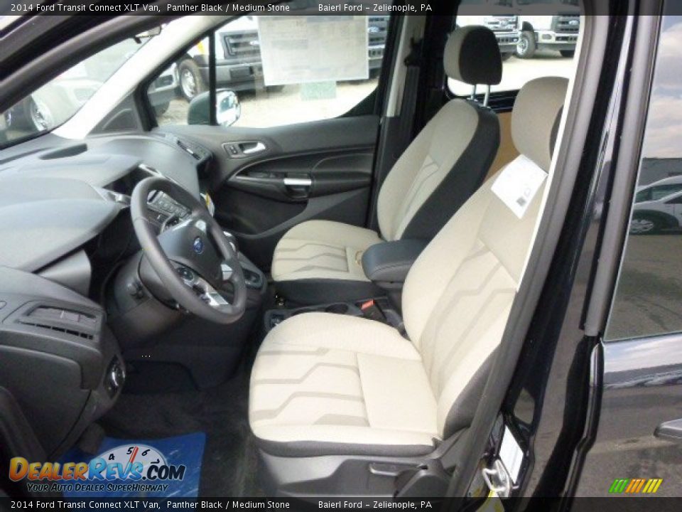 Front Seat of 2014 Ford Transit Connect XLT Van Photo #14