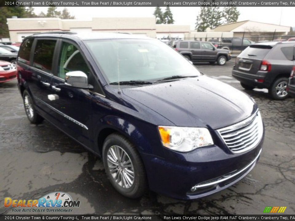 2014 Chrysler Town & Country Touring-L True Blue Pearl / Black/Light Graystone Photo #4