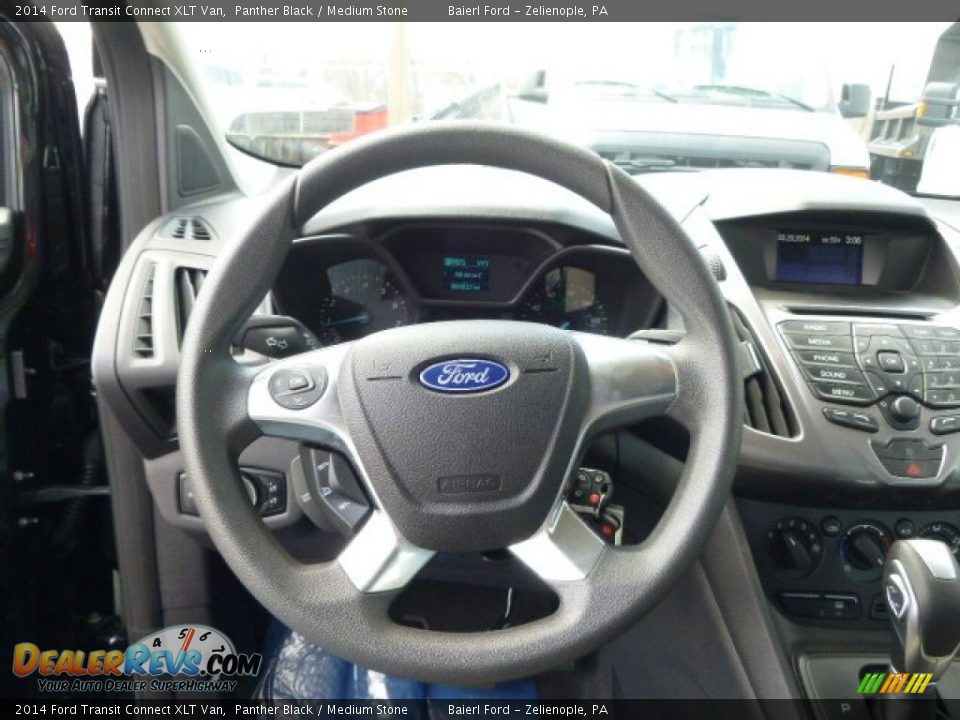 2014 Ford Transit Connect XLT Van Steering Wheel Photo #18